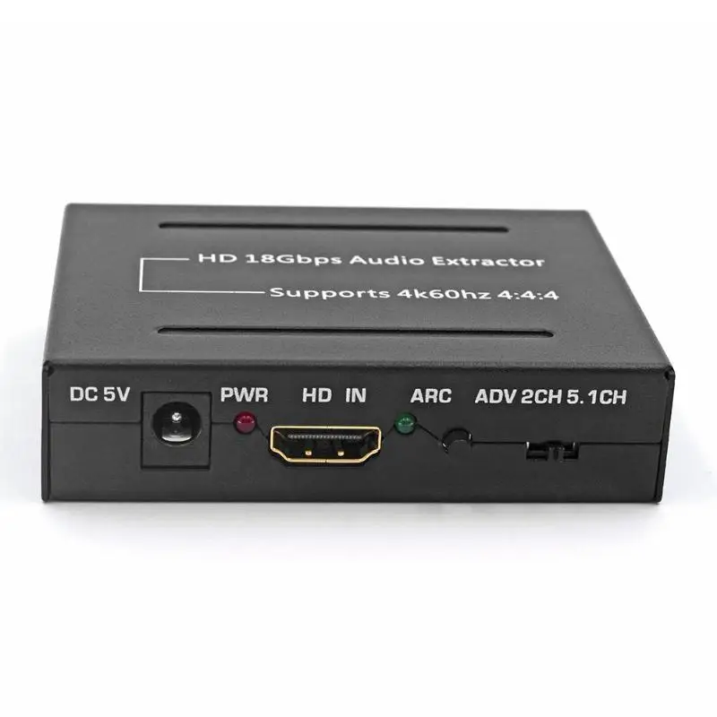 

ALLOYSEED HDMI to HDMI+Audio SPDIF+L/R 4Kx2K 2.0 18Gbps Audio Extractor Converter Adapter Splitter Support 1080P 3D HDCP2.2