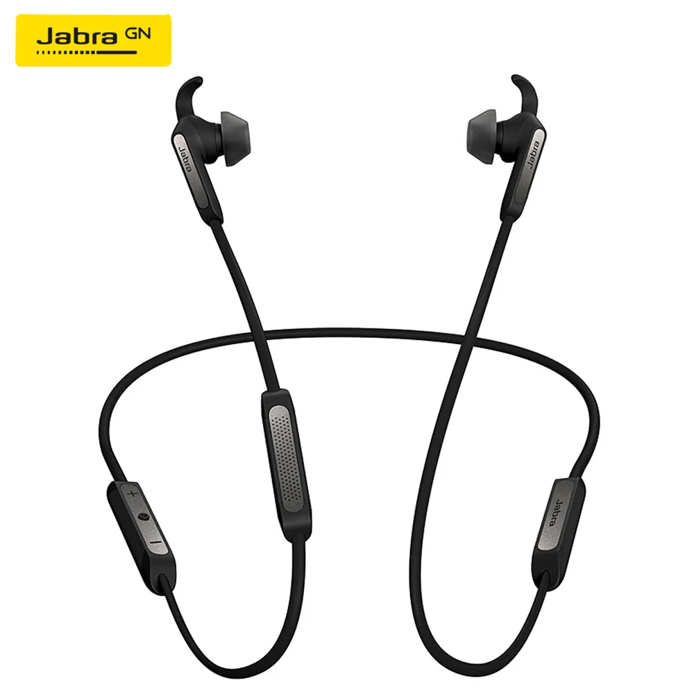Jabra Elite 45e Alexa с поддержкой беспроводной Bluetooth наушники Спортивная гарнитура музыкальные наушники IP54 с микрофоном шумоподавление
