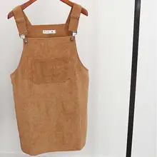 Женская юбка на подтяжках, короткая, прямая, Вельветовая, повседневный стиль, благородная, энергичная, для похудения, универсальная юбка