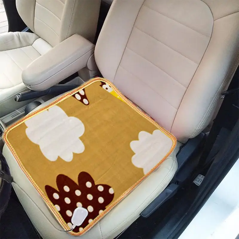 

Electric Heated Cushion Office Electric Pad 12V Car Electric Heating Pad Pet Electric Blanket Random Style Delivery