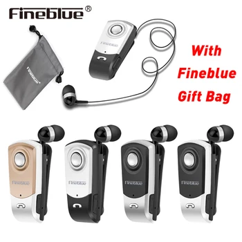 

FineBlue F960 Bluetooth V4.0 earphone with portable bag suit Wireless Driver with Mic Headphone Call Vibration Remind