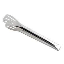 Барбекю утолщенной 304 Материал три линии Еда зажим 9-дюймовый 12-дюймовый Отель Ресторан Кухонные принадлежности Хлеб зажим стейка зажим