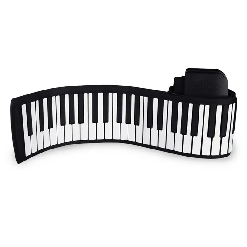 

88-key Hand Roll Piano PA88 Electronic Piano MP3 Lithium Battery Box Thickened Midi Soft Keyboard