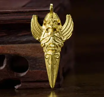 

Tibetan Tibet Buddhist Garuda Dhwaja Bird Vajra Phurpa Dorje Amulet Pendant