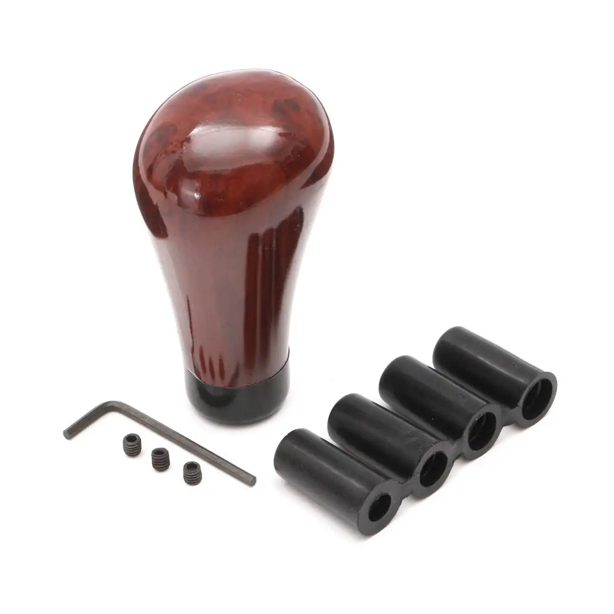 

Universal Walnut Wood Manual Car Gear Shift Knob Lever Shifter Knob Head M8 M10 M12 Brown