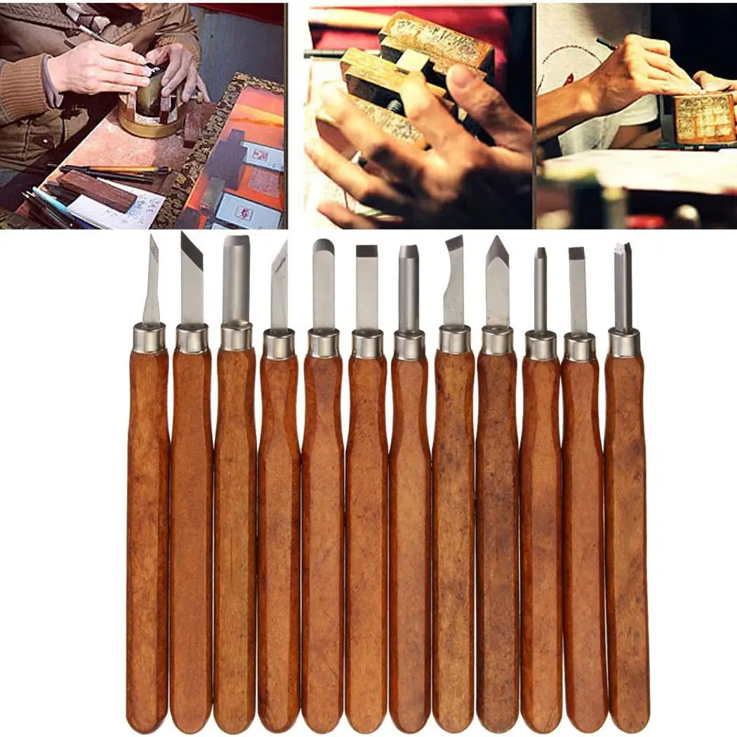 

Professional Wood Carving Hand Chisel Tool Carving, etc Set Home, Work, etc Woodworking Pottery Clay Tools Kit