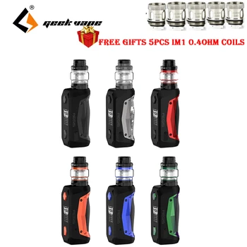 

Original Geekvape Aegis Solo100W TC Kit with 5.5ml Cerberus Tank 100W Max Power Powered by18650 Battery No battery Ecig Kit