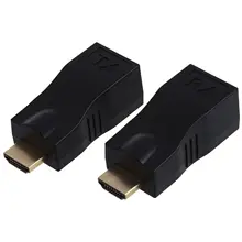 4 K HD 1080 P 3D HDMI Extender над двойной RJ45 Cat 5e/6 Ethernet сетевой адаптер