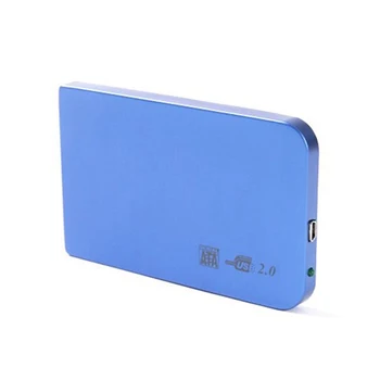 

2.5" SATA Hard Drive Case (Blue) 500GB Max Capacity