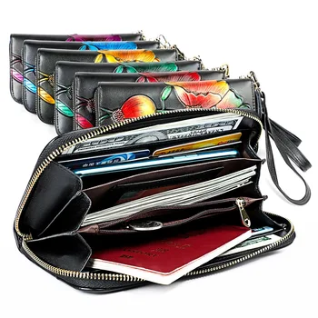 

Wallet Women Design Portefeuille Femme Leather Clutch 760-40 Women Wallets Fashion Long Carteira Feminina