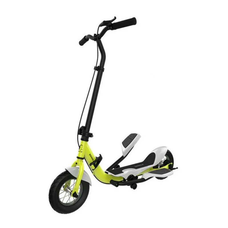 

Kick Scooter TARCLE 10 Inch Exercise Bike Double Round Adult Air Wheel Pedal Fold Fitness Stepper Carbon Scooters 16km/h