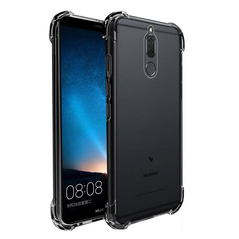 

Clear Tpu Soft Silicone Shockproof Phone Cover Case For Huawei Nova3 Honor 8x 6a 7x 7a 9 10 Pro P20 P10p9 Lite Anti-Knock Cases