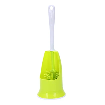 

LBER Double-sided Soft Nano Brush Bathroom Toilet Brush Cleaning Tool (Green)