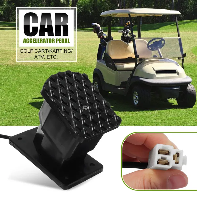 Foot Pedal Accelerator ATV Karting Golf Cart Throttle Foot Pedals Accelerator Plastic+Metal