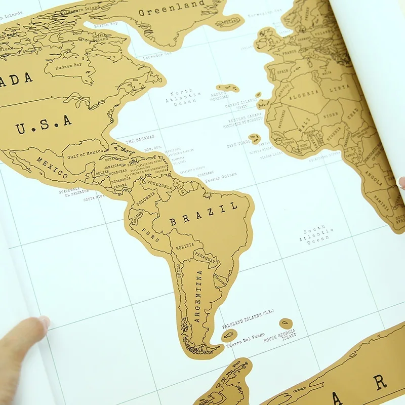 Роскошная Карта мира для путешествий, Скретч Карта мира, персонализированная карта для путешествий, стираемая карта, украшение для дома, настенные поставки наклеек