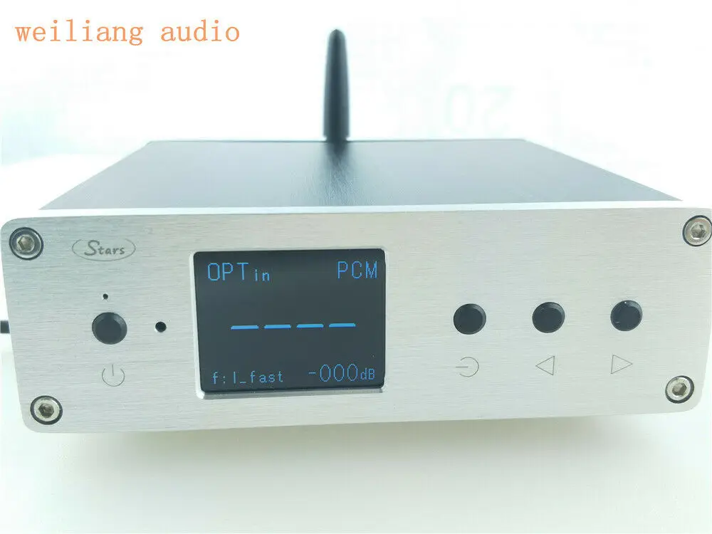 Ustars двойной ES9038Q2M DAC аудиодекодер XU208 XMOS USB I2S DSD Bluetooth 5 0 APTX HD CSR8675|Цифро-аналоговые