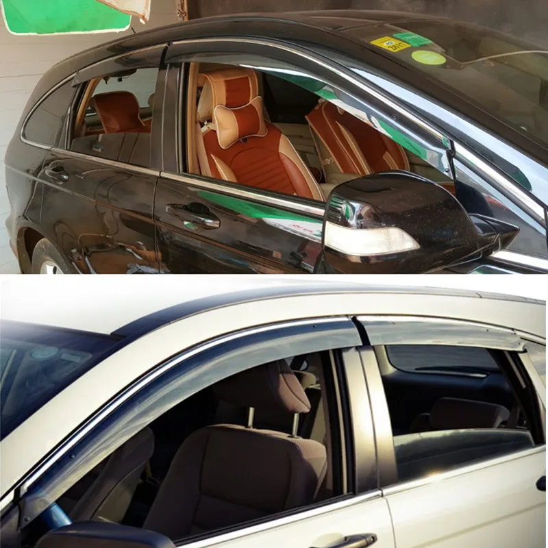 

Free shipping For Honda CRV CR-V 2007 2011 Window Visors Awnings Wind Rain Sun Deflector Visor Guard Vent Covers