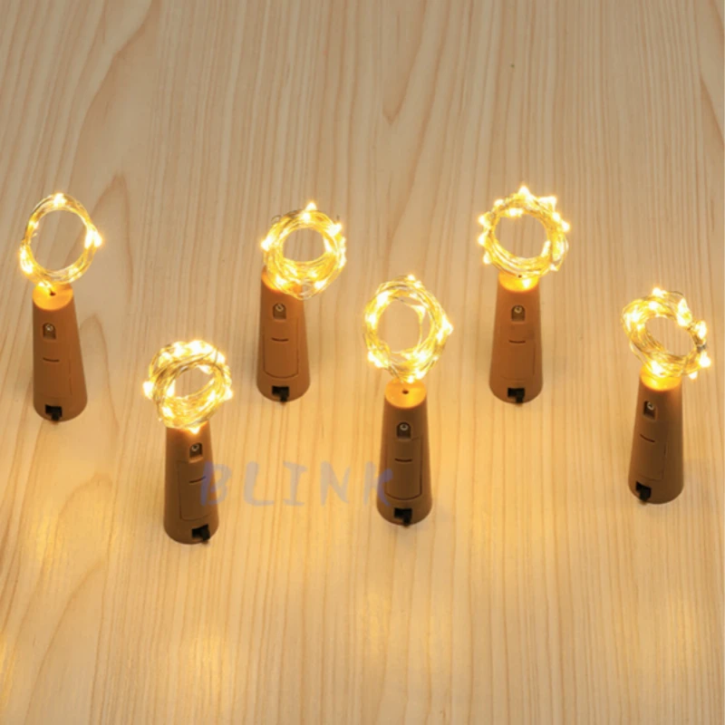 

DE.SOU String Light With Bottle Stopper 2m 20leds Cork Shaped Wine Bottle Lights Decoration For Alloween Christmas Holiday Party