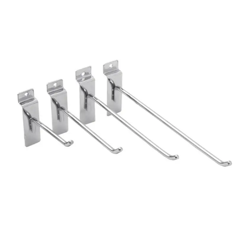 

1pcs Metal Chrome Plate Hook Wall Hooks Door Clothes Hanger Kitchen Supermarket Holder Rack for Kitchen Bathroom