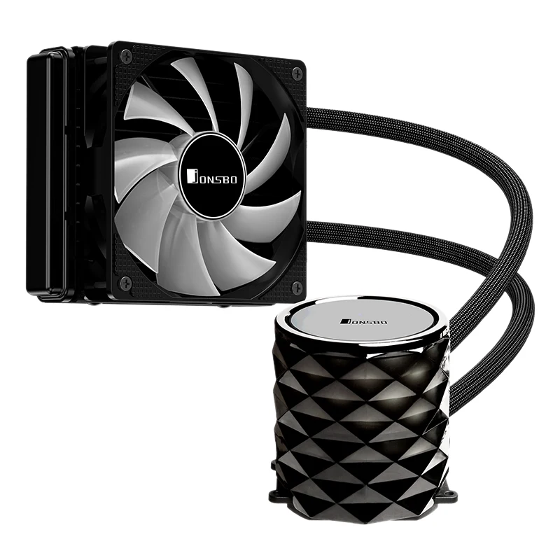 Jonsbo Tw3 120 ПК процессор водяного охлаждения 4Pin ШИМ интегрированный Охладитель для