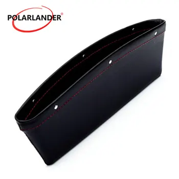 

Caddy Catcher Store All Drop Items Between Car Seat And Console PU Leather Car Seat Interval Storage Bag Car accessories