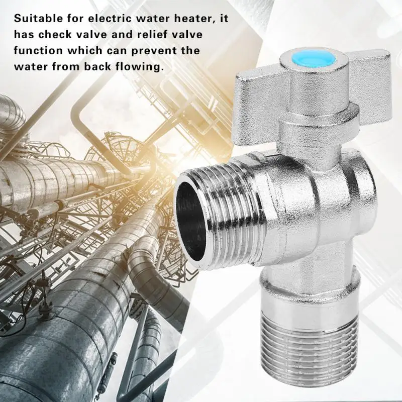 DN20 Angle Valve Multifunctional One way Faucet Angle Electric Heater
