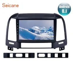 Seicane 9 "Android 8,1 2din автомобильный GPS стерео радио для HYUNDAI SANTA FE 2005-2012 сенсорный экран мультимедийный плеер головное устройство