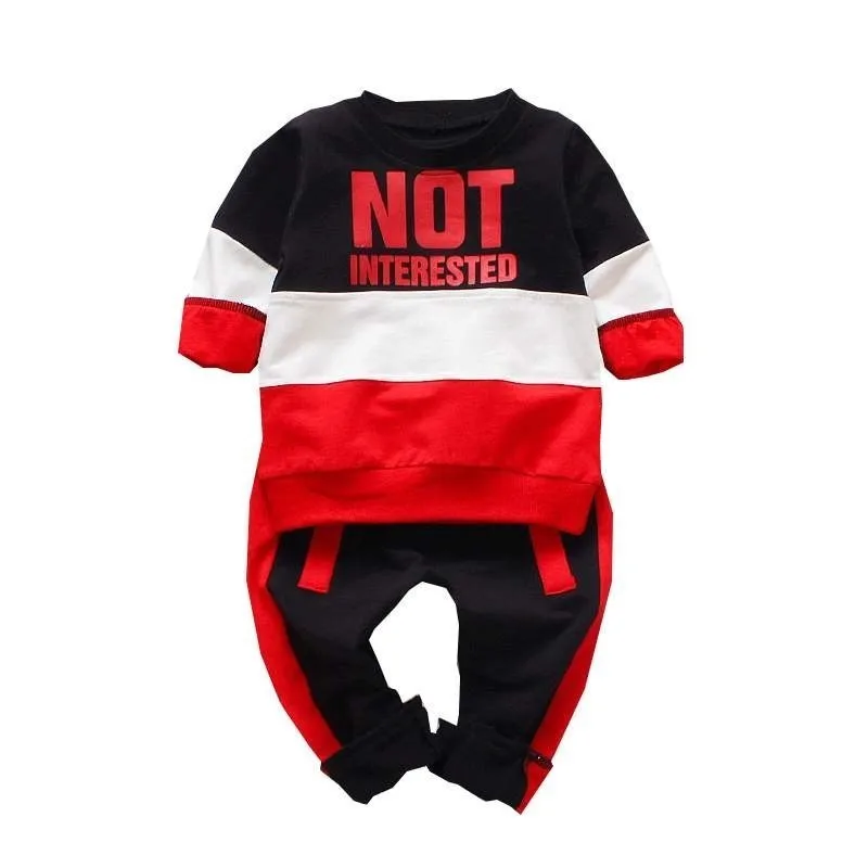 

Spring Autumn Baby Girls Boys Clothing Sets Infant Casual Sport T-Shirt Pants 2Pcs/Sets Children Clothes Suits Cotton Tracksuits