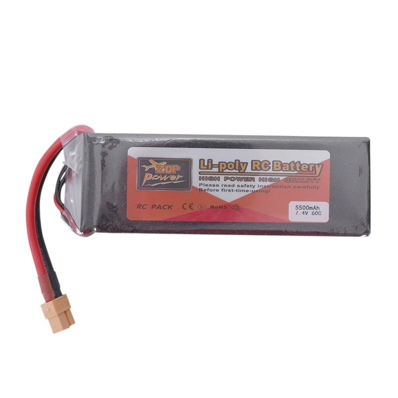

ZOP POWER RC Drone Car ZOP Power 11.1V 5500mah 60C Rechargeable Lipo Battery T-Plug