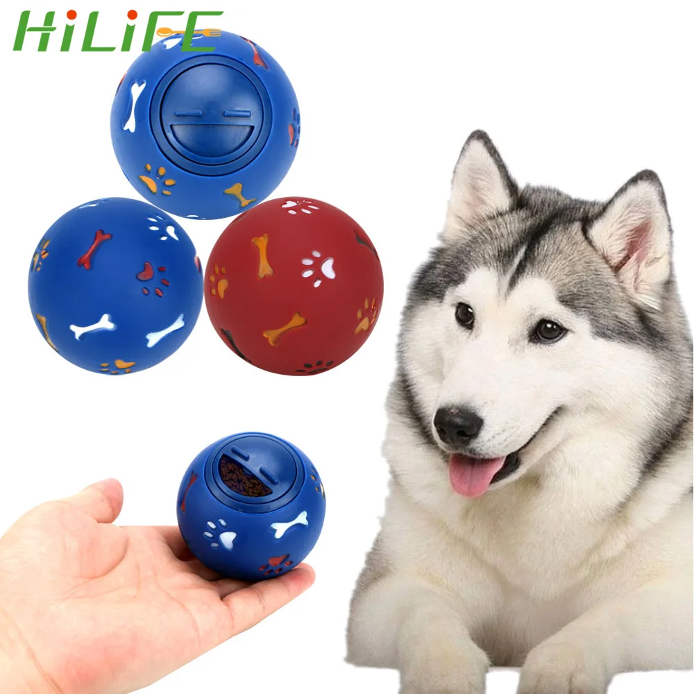

HILIFE Dog Cat Feeder Balls Toys For Dogs Dog Interactive Toy Food Dispenser Ball 7.5cm Diameter Dog Chew Toy