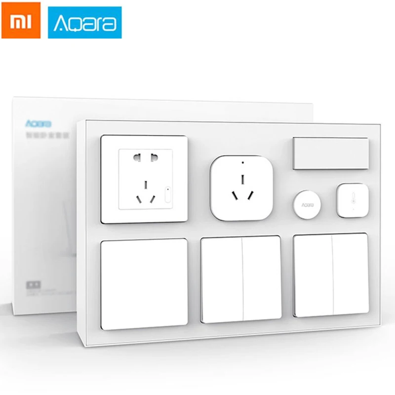 

Origianl Aqara Smart Wall Socket Switch Human Body Sensor Aqara Bedroom Kit from Xiaomi Youpin for mi smart home