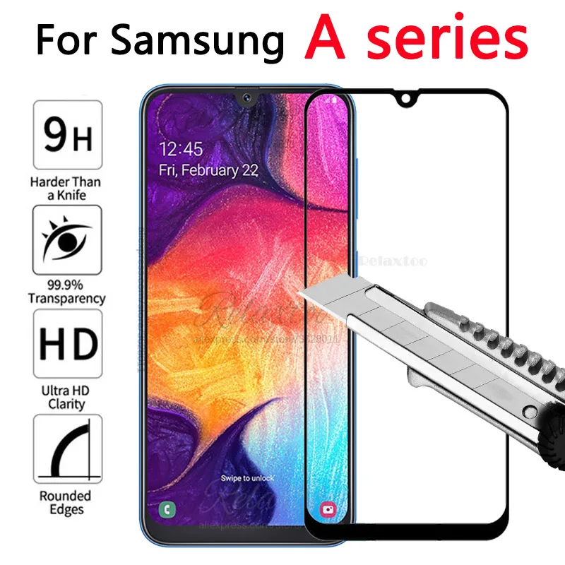 Закаленное стекло для Samsung Galaxy A70 A50 A40 A30 защитное Переднее A 30 40 50 70 A305F A405F