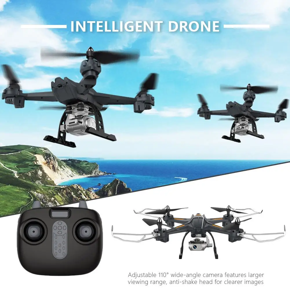 

Quadcopter Drone Aerial Photography HD WIFI FPV With 5MP Wide Angle Camera High Hold Mode Foldable RC RTF
