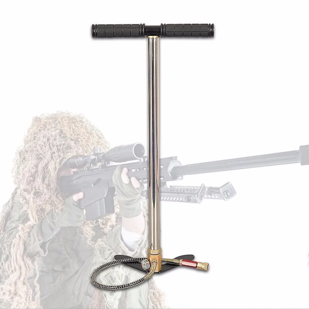

300bar 30mpa 4500psi 3 Stage Mini High Pressure Compressor , Hand Operated Pcp Pump For Air Pump Rifles Paintball