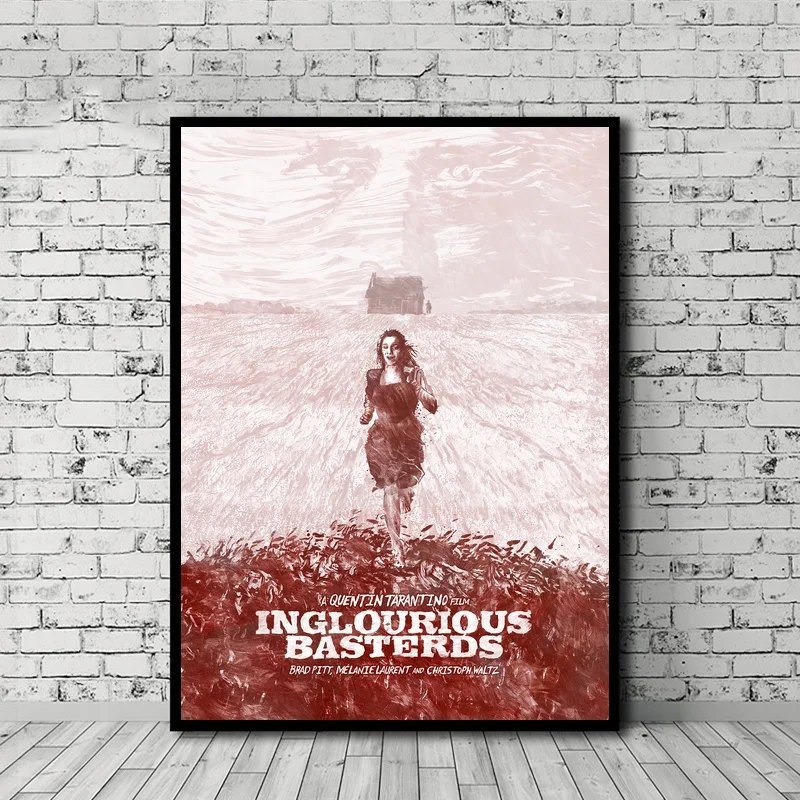 

Inglourious Basterds Movie Poster Canvas Print Wall Art Home Decor No Frame