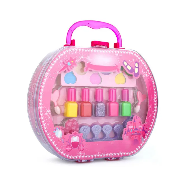 

Children's Cosmetics Nail Polishes Eye Shadow Finger Cotton Kid's Toys Accessory