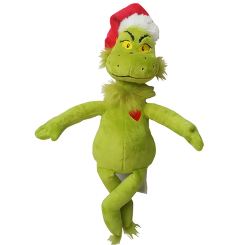 

New 38cm Movie How the Grinch Stole Christmas Grinch Doctor Seuss Cartoon Cute Stuffed Plush Toy Doll Children Birthday Gift