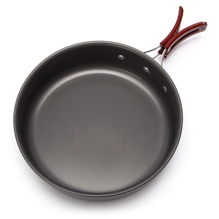 Aotu AT6380 Outdoor Aluminum Alloy Portable Camping Frying Pan Non