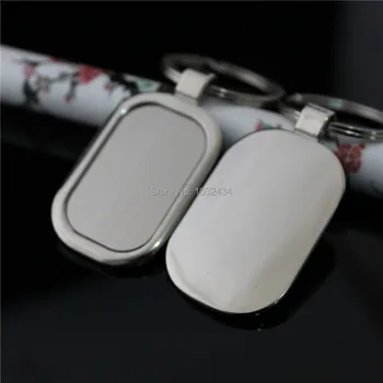

100 pcs/lot Blank Zinc Alloy Key Chain DIY Promotion Customized Key Tags Promotional Gifts