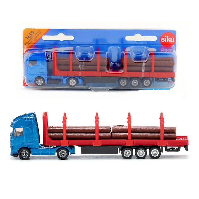 Kopen SIKU 1659 Diecast Metal Model 1 87 schaal MAN Hout Vrachtwagen Educatief Speelgoed Auto Voor kinderen cadeau voor collection Kleine