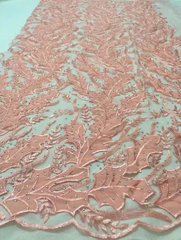 

Latest African french lace fabric with stones embroidered Swiss voile lace guipure Nigerian tulle lace fabrics for wedding party