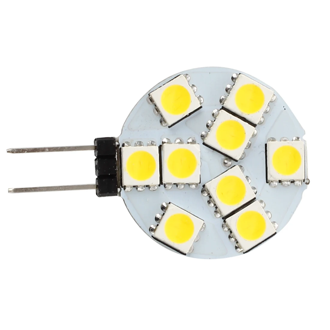 10 шт. G4 DC 12V 9 5050 SMD Светодиодный точечный светильник лампа теплый белый для RV