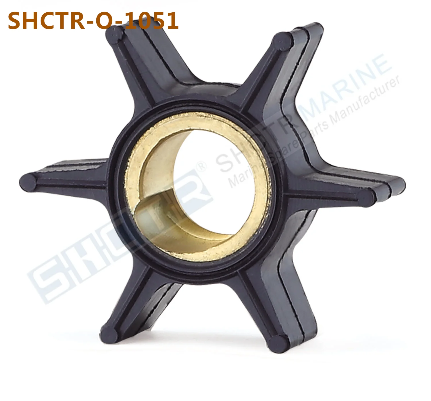 

SHCTR Outboard impeller for Mercruiser OEM 395265 388702 395289,Sierra 18-3051,CEF 500370C,Mallory 9-45200,20/25/28/30/35HP