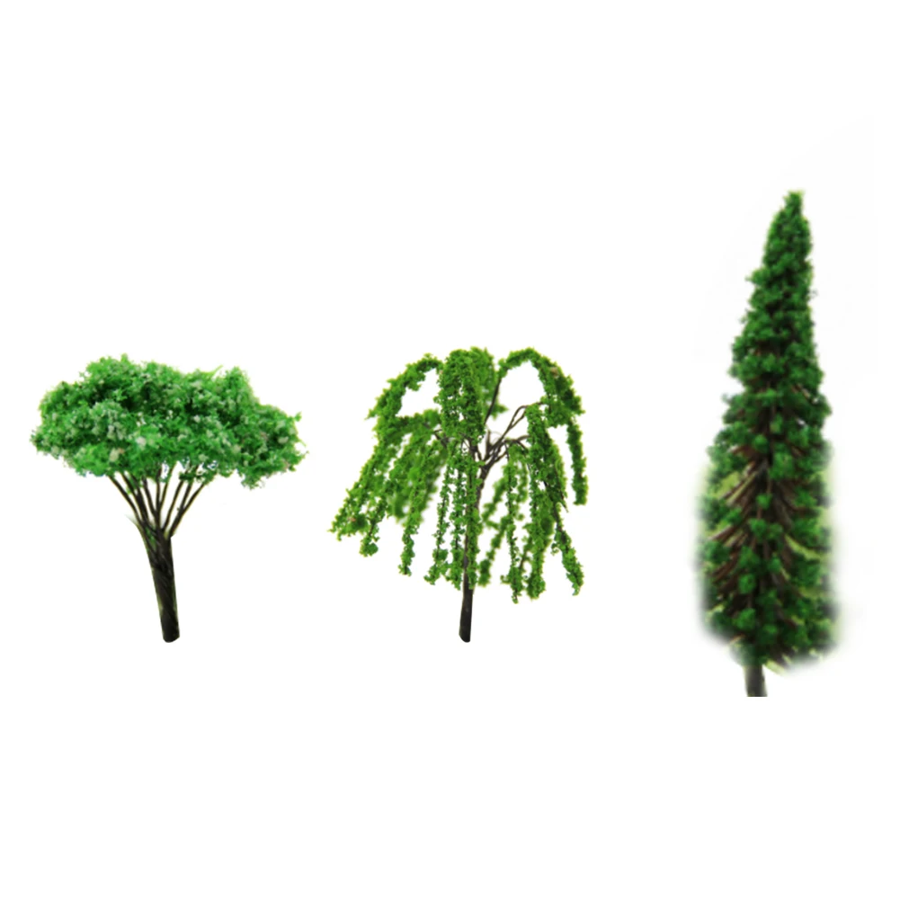 

3Pcs Model Trees Mini Scenery Landscape Trees Miniature Fairy Garden Tree Plant DIY Craft Garden Ornament Simulation Tree