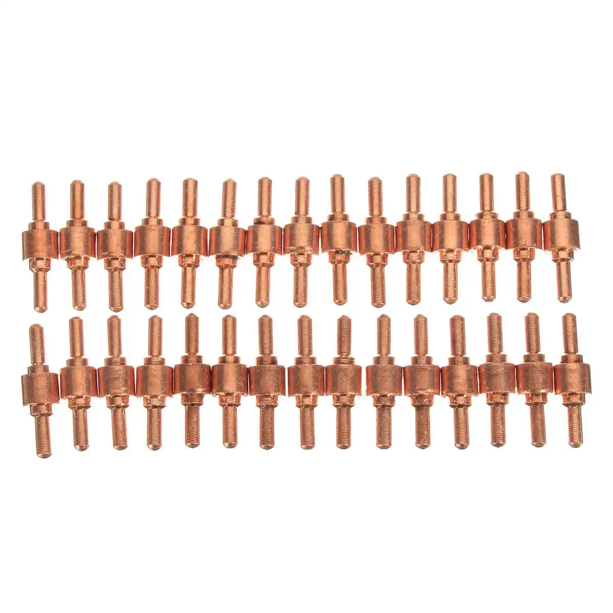 100Pcs Air Plasma Cutter Cutting Nozzles Electrode Tip Torch Consumable Kits Fit For Torch CUT-50D CUT40D