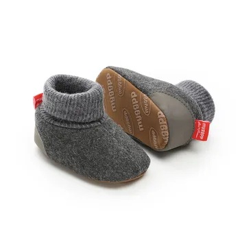 

2020 Winter New Baby Boys Girls Plus velvet Warm Boots Baby Boy Girl Non-slip Toddler Slip-on Shoes Baby Infant First Walkers