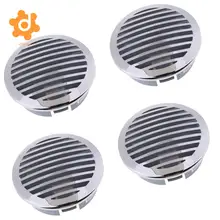 4 шт RV лодка 4' 100 мм из нержавеющей стали Изогнутые Плакированные вентиляционные отверстия 81933SS-HP