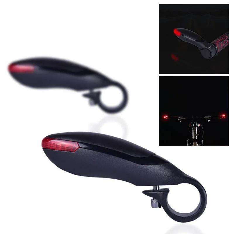 

1 Pair Bike Auxiliary Handlebar Bar End w/ Light MTB Mountain Bicycle Accessory