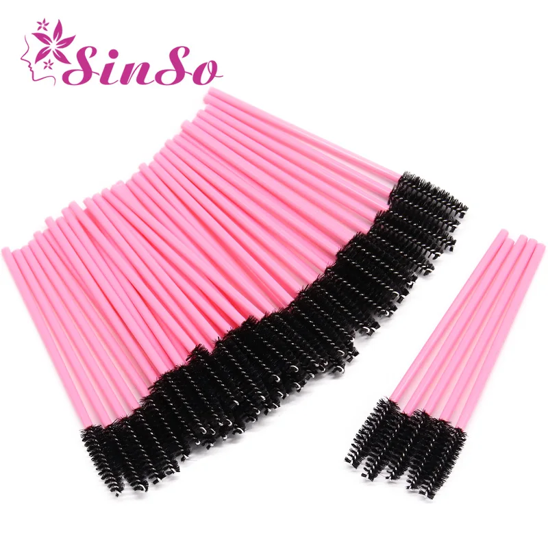 

Professional Makeup Brushes 500Pcs Eyelash Brushes Disposable Eye Lash Extension Mascara Applicator Wand Cosmetics Brush Tool