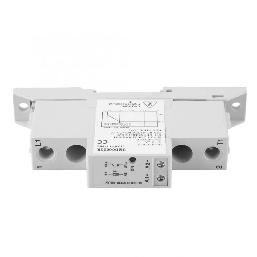 1 60VDC 25A DSMD100015S DC управление Однофазное DIN рейка твердотельное реле Модуль и